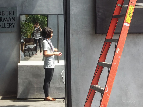 IPA Pinup show in Los Angeles- I was on the wall